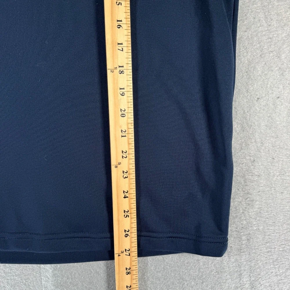 Adidas Golf Quarter Zip Sweater Mens Small Blue‎ Fleece Performance Athleisure